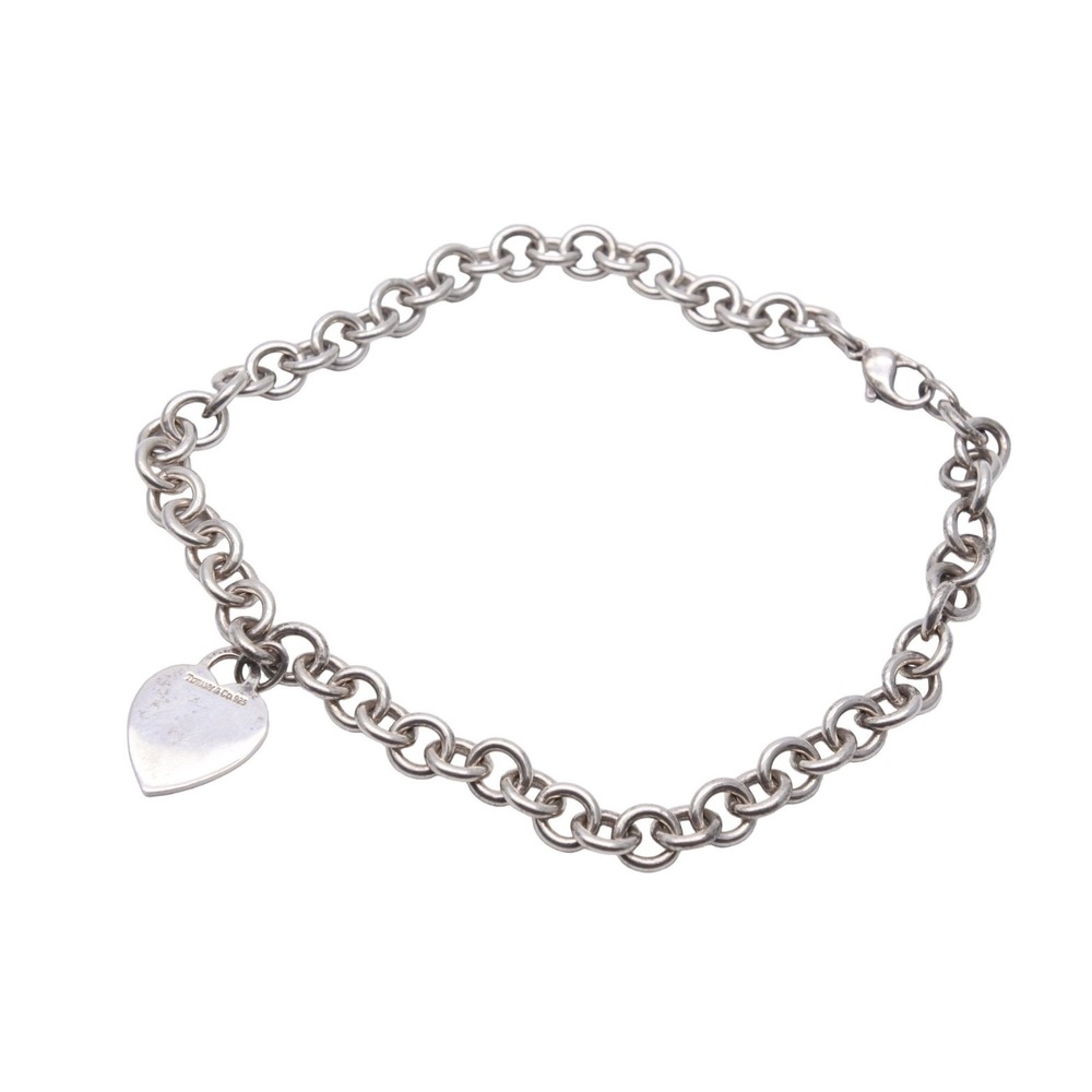 Tiffany Co to necklace heart sterling silver
